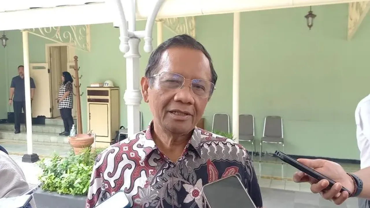 Mahfud MD saat ditemui di Kantor Gubernur DIY, Kompleks Kepatihan, Kota Yogyakarta, Kamis (4/9/2025)