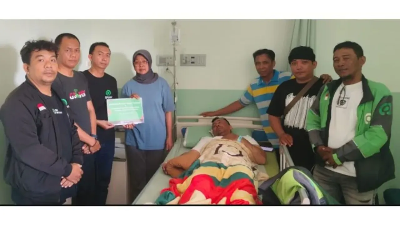 Manajemen PT GoTo Gojek Tokopedia Tbk memberikan pendampingan bagi mitra driver ojol yang menjadi korban kekerasan fisik.