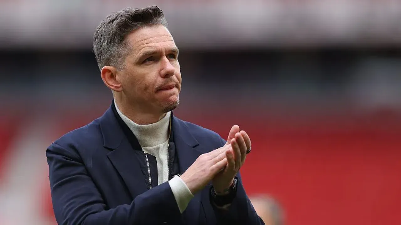 Marc Skinner at Old Trafford 