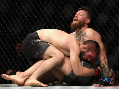 McGregor and Khabib fought in one of the biggest bouts in the sport’s history in 2018 (Getty Images)