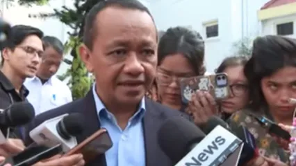 Menteri ESDM Bahlil Lahadalia di Kompleks Istana Kepresidenan, Jakarta, Senin (15/9/2025).