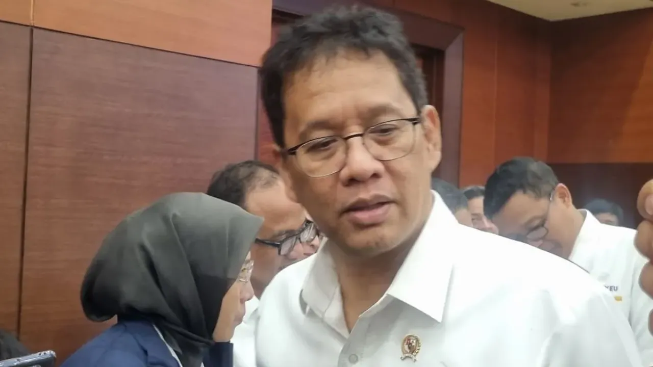 Menteri Keuangan Purbaya Yudhi Sadewa setelah melakukan konferensi pers APBN KiTa di kantornya, Jakarta, Senin (22/9/2025).
