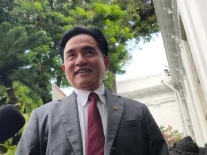 Menteri Koordinator Bidang Hukum, HAM, Imigrasi, dan Pemasyarakatan Yusril Ihza Mahendra di Istana Kepresidenan, Jakarta, Rabu (17/9/2025).