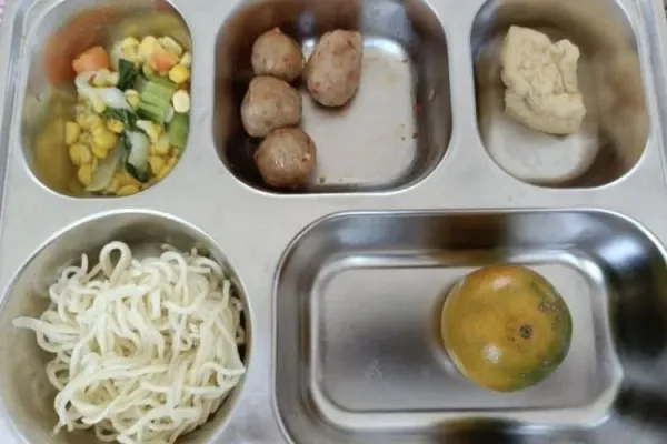 Menu Makan Bergizi Gratis (MBG) yang dikonsumsi siswa sebabkan 456 orang keracunan. (Dok, Polres Lebong)