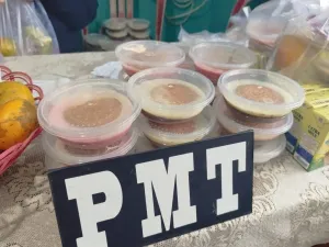 Menu pemberian makanan tambahan (PMT) di posyandu RW 02 Kelurahan Bungur, Senen, Jakarta Pusat, Selasa (28/11/2023). (KOMPAS.com/XENA OLIVIA)