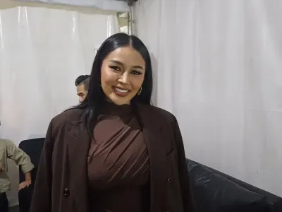 Mutia Ayu dalam Soundsfest 2025 yang digelar di Gambir Expo, Kemayoran, Jakarta Pusat, Jumat (23/5/2025).
