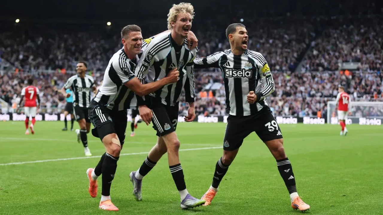 Nick Woltemade scored his second Newcastle goal on the weekend against Arsenal (Getty Images)