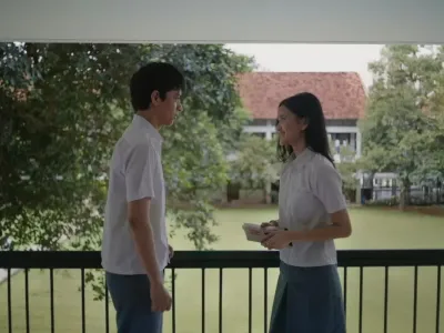 Penampakan perdana El Putra Sarira sebagai Rangga dan Leya Princy sebagai Cinta.