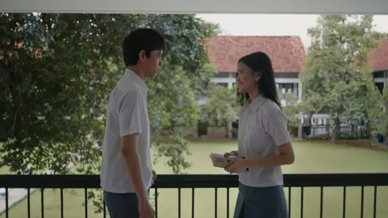 Penampakan perdana El Putra Sarira sebagai Rangga dan Leya Princy sebagai Cinta.