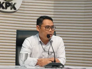 Plt Deputi Penindakan KPK, Asep Guntur Rahayu di Gedung Merah Putih, Jakarta, Rabu (9/7/2025).