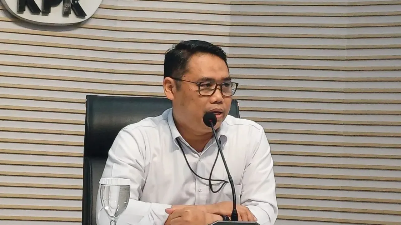 Plt Deputi Penindakan KPK, Asep Guntur Rahayu di Gedung Merah Putih, Jakarta, Rabu (9/7/2025).