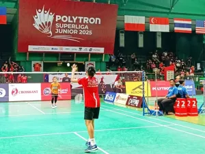 Polytron Superliga Junior 2025 digelar di GOR Jati, Kudus, Jawa Tengah, mulai Senin (15/9/2025) hingga Minggu (21/9/2025). 