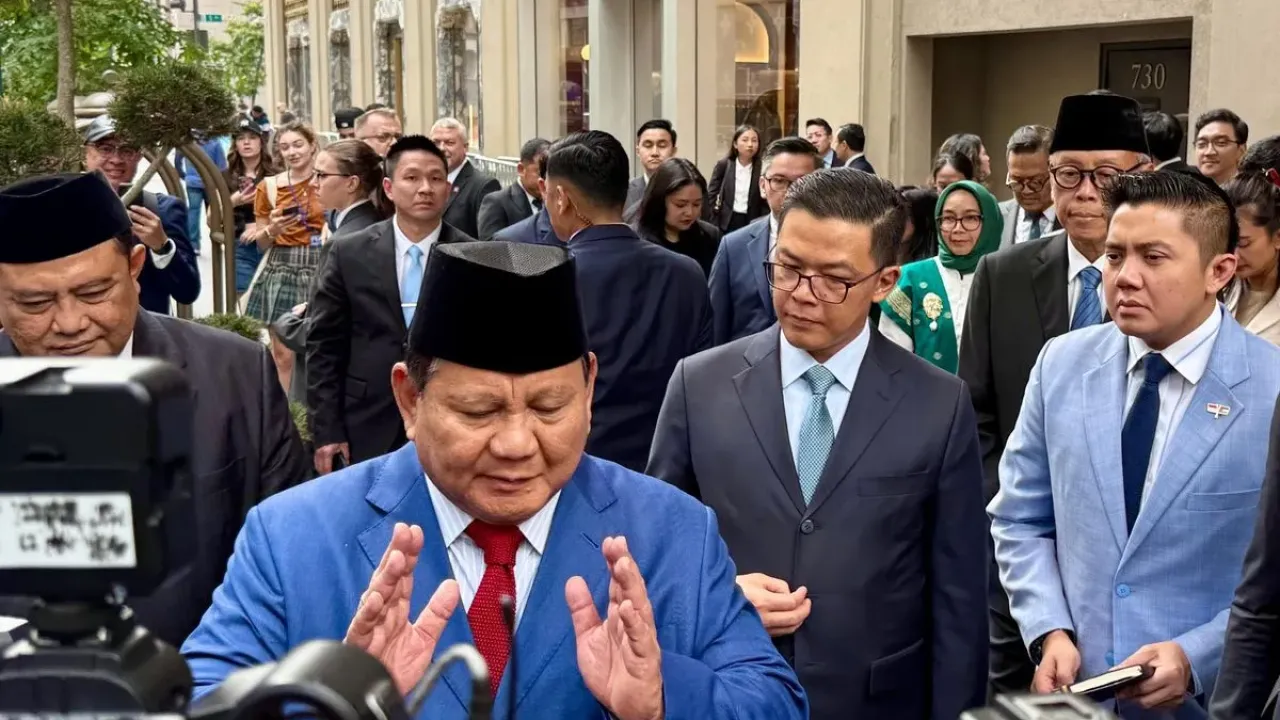 Presiden RI Prabowo Subianto di New York, Amerika Serikat, Rabu (24/9/2025)