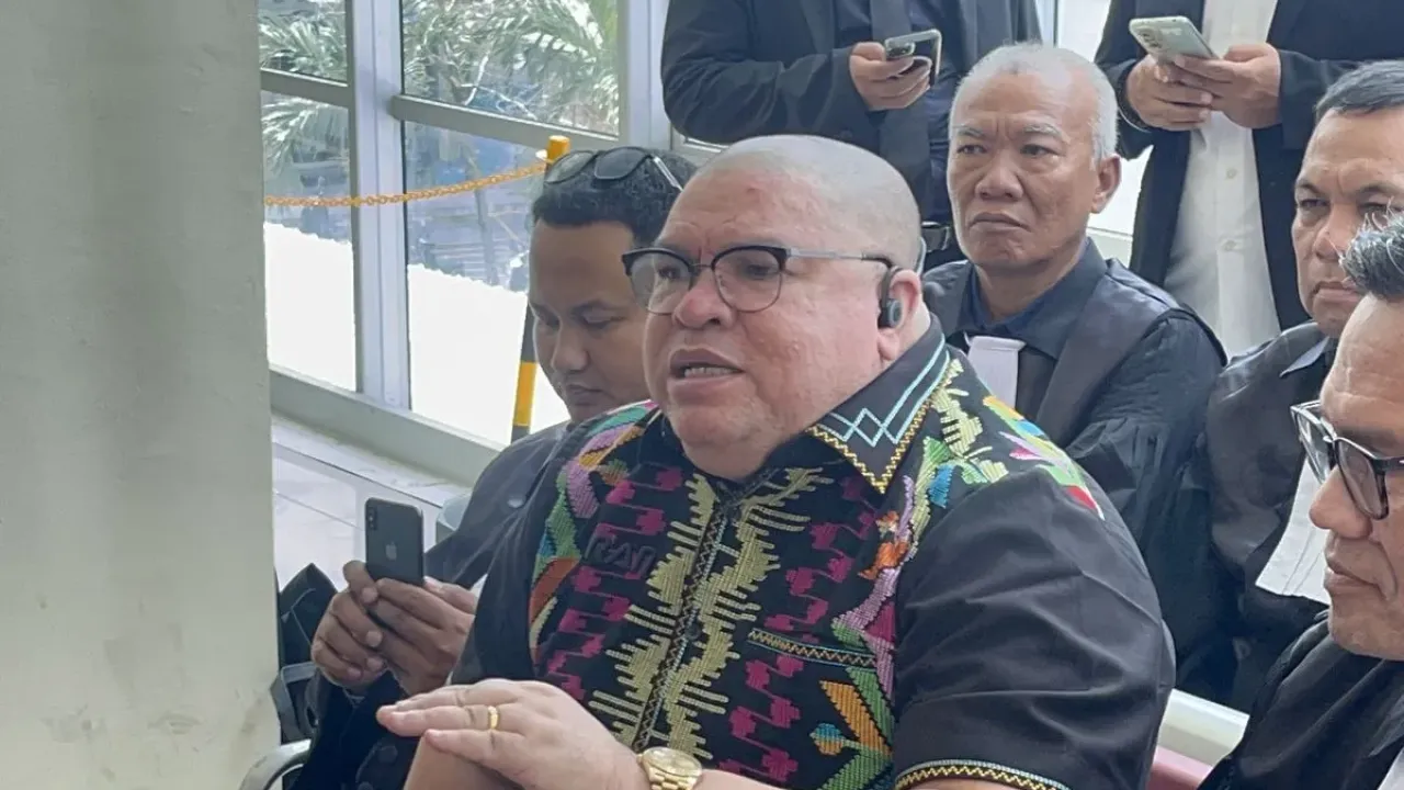 Razman Nasution di Pengadilan Negeri (PN) Jakarta Utara, Selasa (2/9/2025).