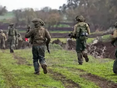 Reservist exercise in the North. January 17, 2024 (photo credit: IDF SPOKESPERSON UNIT, image processing)