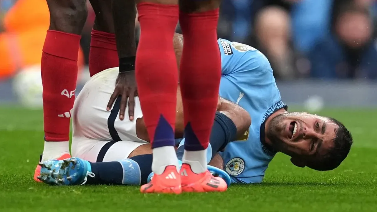 Rodri missed most of last season after suffering a knee injury against Arsenal last September (Martin Rickett/PA) (PA Archive)