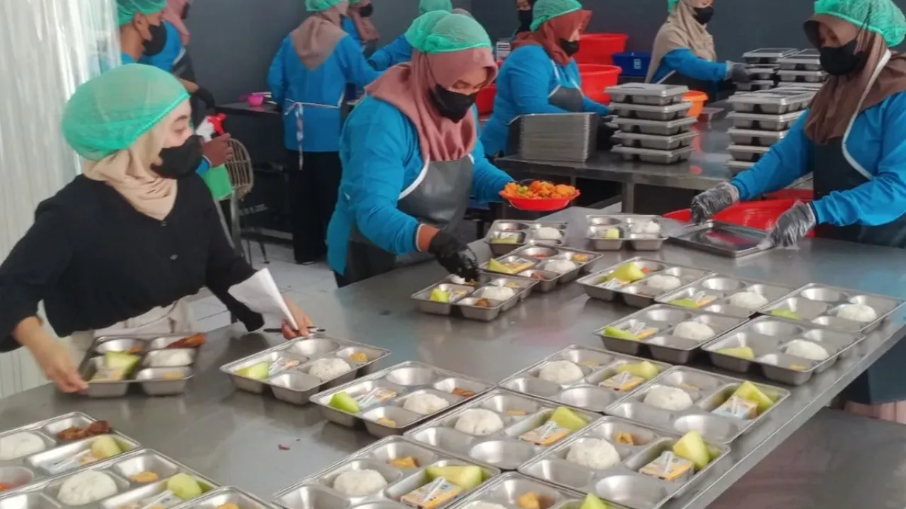 Salah satu dapur MBG di Kota Malang, Jawa Timur. 