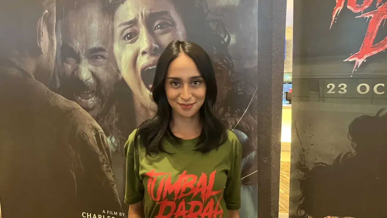 Sallum Key di konferensi pers perilisan trailer dan poster di Epicentrum XXI, Kuningan, Jakarta Selatan, Rabu (24/9/2025).