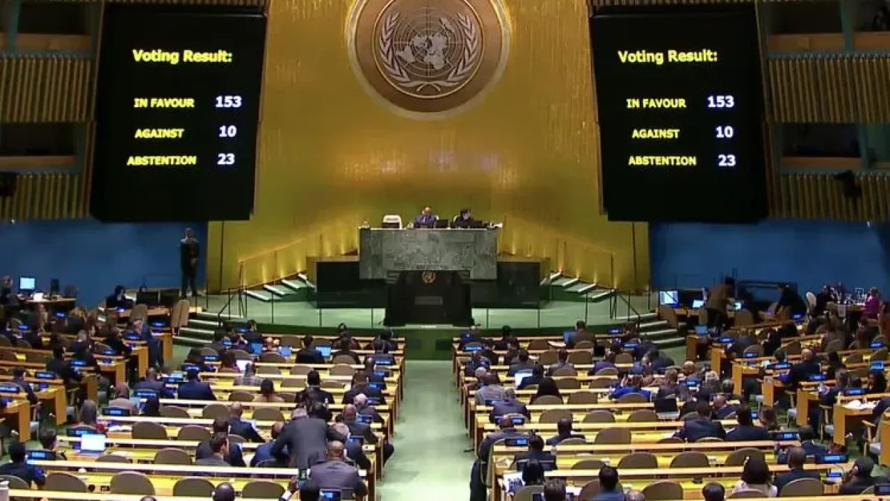 Sidang Umum PBB mengeluarkan resolusi untuk gencatan senjata perang Israel-Hamas pada Selasa (12/12/2023).