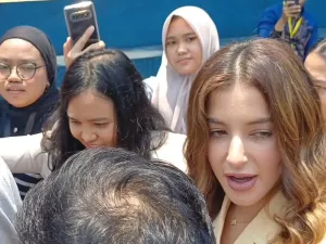Tasya Farasya saat ditemui di Pengadilan Agama (PA) Jakarta Selatan, Rabu (24/9/2025).