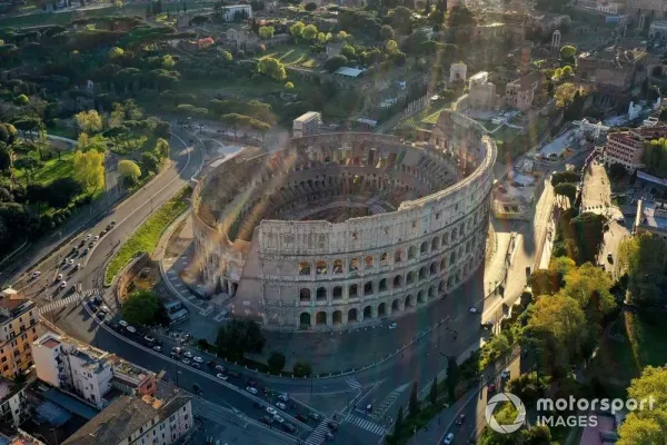 The Colosseum in Rome, which has also hosted Formula E in the past