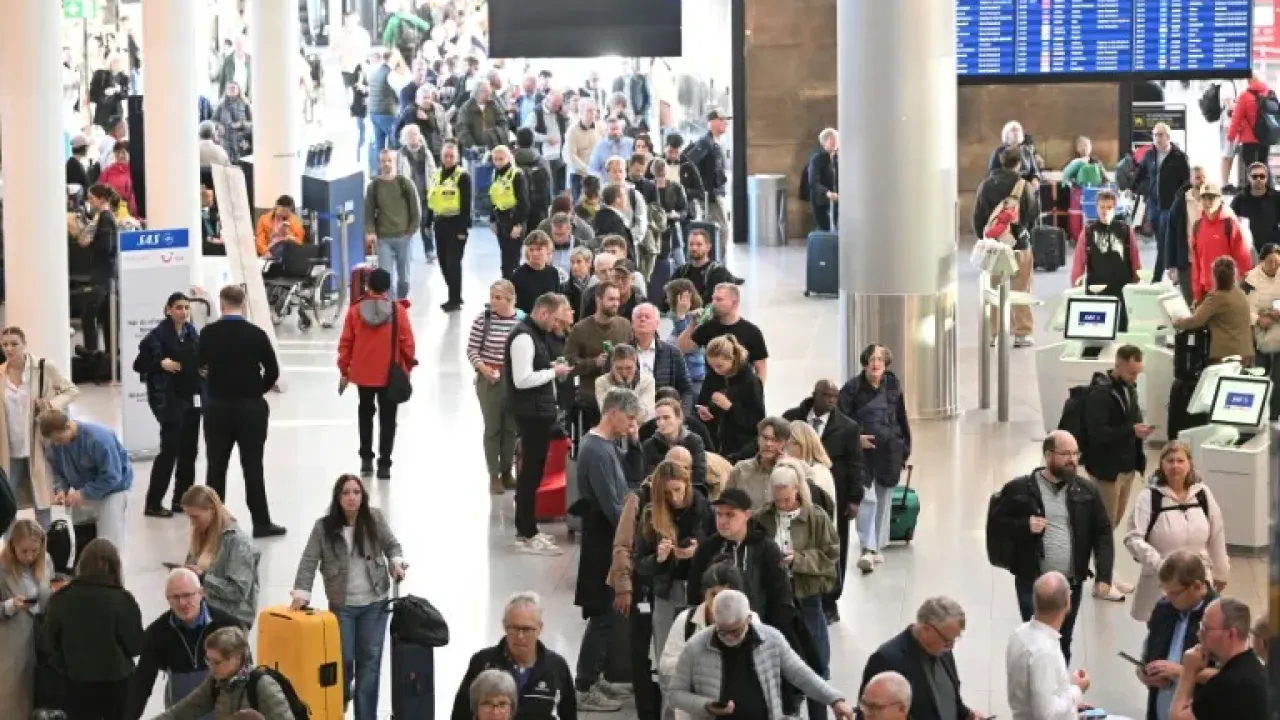The latest incidents come days after police said several large drones flew over Copenhagen airport (Sergei GAPON)