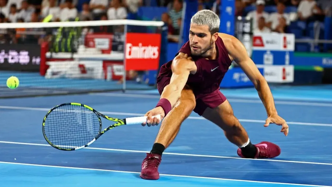 The Spaniard appears to have overcome his small injury concern. - Issei Kato/Reuters