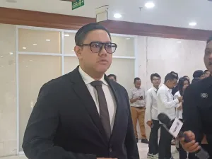 Wakil Ketua Komisi I DPR RI Dave Laksono saat ditemui di Gedung DPR RI, Selasa (18/3/2025).
