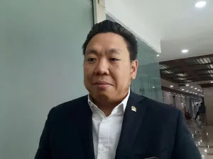 Wakil Ketua Komisi IX DPR RI Charles Honoris saat ditemui di Kompleks Senayan, Jakarta Pusat, Selasa (23/9/2025).
