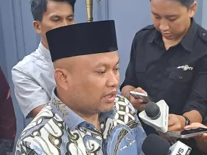 Wakil Ketua Komisi XIII DPR Sugiat Santoso saat ditemui di Gedung DPR, Senayan, Jakarta, Rabu (23/4/2025). 