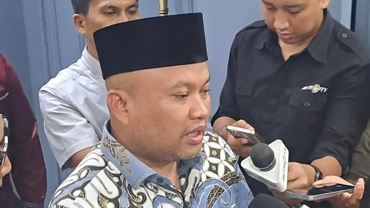 Wakil Ketua Komisi XIII DPR Sugiat Santoso saat ditemui di Gedung DPR, Senayan, Jakarta, Rabu (23/4/2025). 