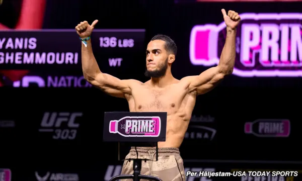 Yanis Ghemmouri - UFC 303 ceremonial weigh-ins