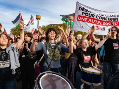 French unions stage a new day of nationwide protests, against budget austerity as Prime Minister Sebastien Lecornu pushes ahead with his 2026 spending plan. Stefano Lorusso/ZUMA Press Wire/dpa