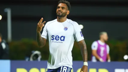 Penyerang Lion City Sailors FC jebolan J.League Anderson Lopes bikin quattrick alias empat gol ke gawang Selangor FC pada laga lanjutan Grup G AFC Champions League Two (ACL 2) 2025-2026, Rabu (1/10/2025) di Stadion Bishan Singapura.