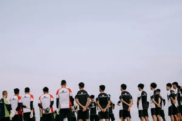 Pemain timnas U22 Indonesia saat pemusatan latihan guna persiapan Piala AFF 2024 di Lapangan Training Center Bali United Pantan Purnama Gianyar, Kamis (28/11/2024) sore.