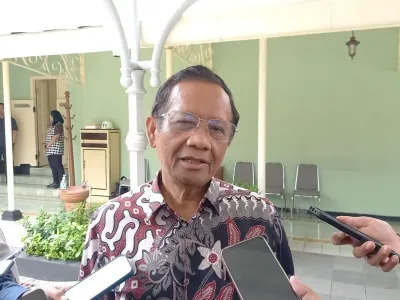 Mahfud MD saat ditemui di Kantor Gubernur DIY, Kompleks Kepatihan, Kota Yogyakarta, Kamis (4/9/2025)