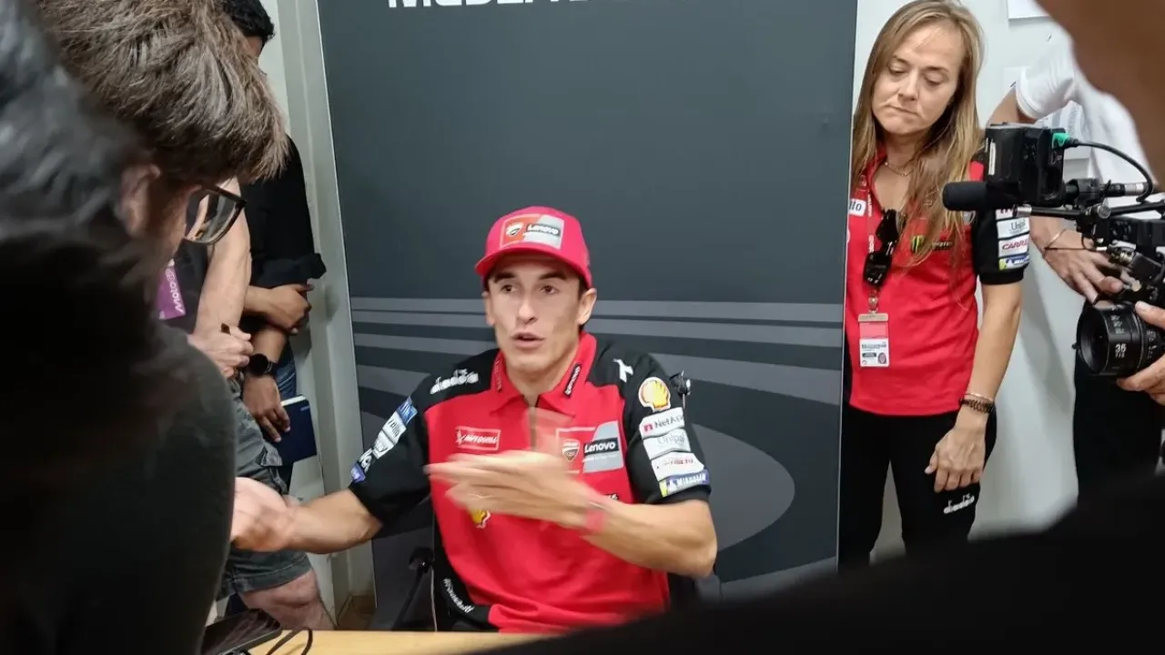 Marc Marquez di MotoGP Indonesia