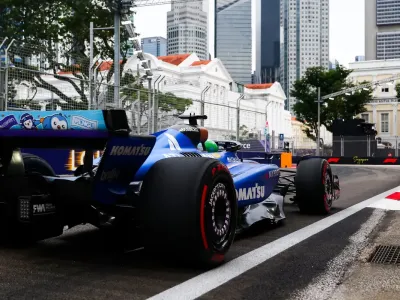 Alex Albon and Carlos Sainz were both disqualified from qualifying in Singapore (Getty Images)