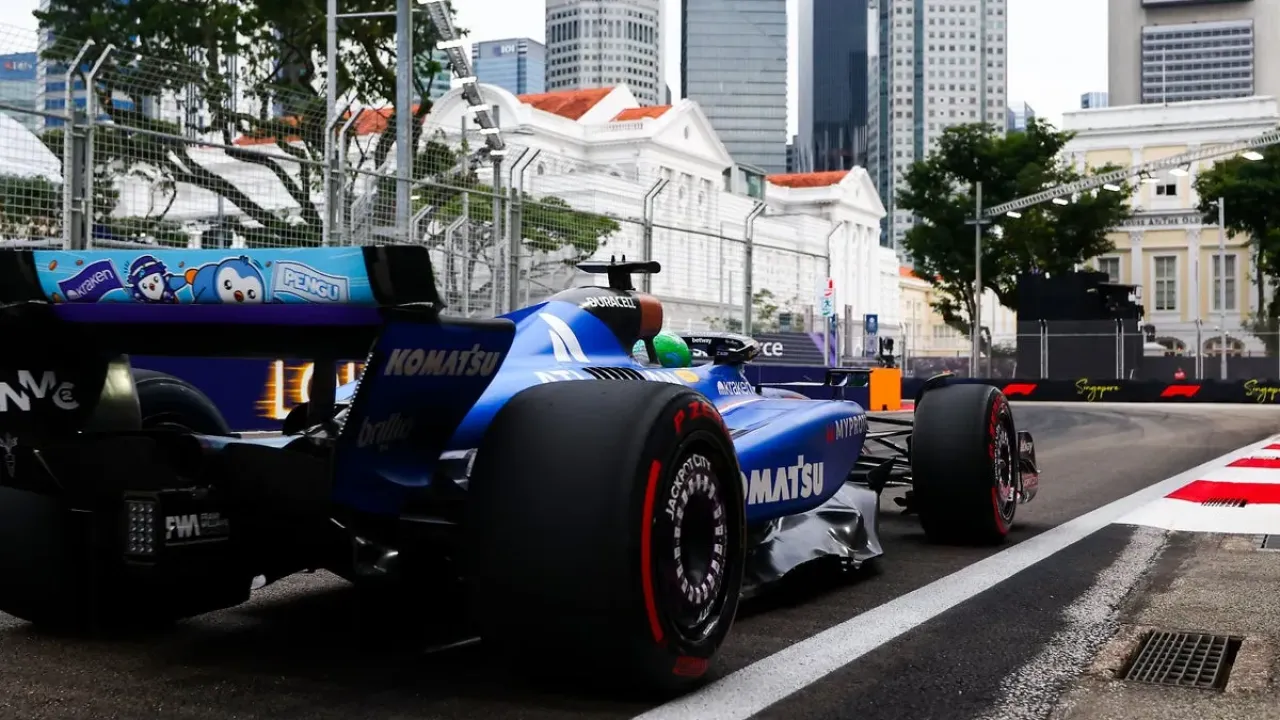 Alex Albon and Carlos Sainz were both disqualified from qualifying in Singapore (Getty Images)