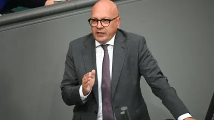 Alexander Throm of the Christian Democratic Union (CDU) speaks during the debate on the budget deliberations in the German Bundestag. Philip Dulian/dpa