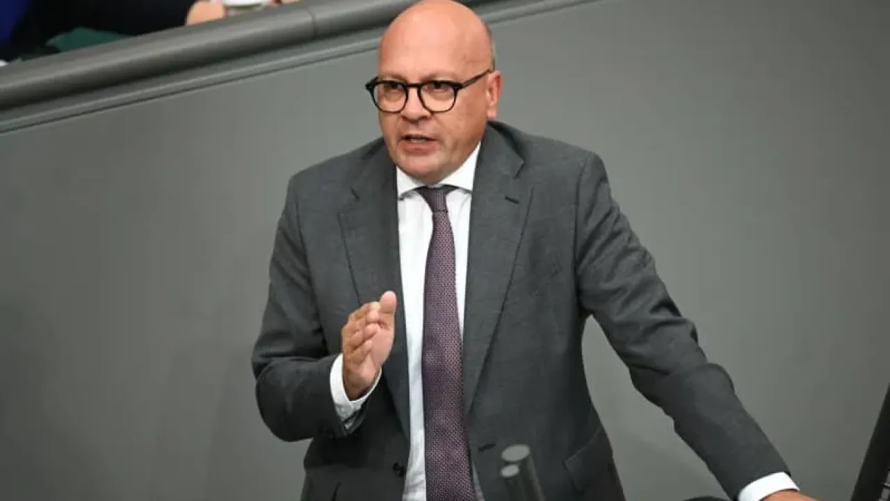 Alexander Throm of the Christian Democratic Union (CDU) speaks during the debate on the budget deliberations in the German Bundestag. Philip Dulian/dpa