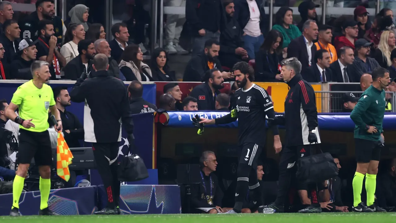 Alisson and Hugo Ekitike injured as Liverpool are defeated by Galatasaray