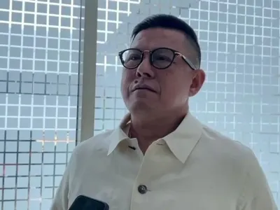 Anggota Komisi III DPR RI Soedeson Tandra di Kompleks Parlemen, Jakarta, Senin (22/9/2025).