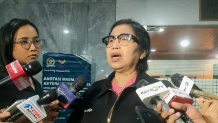 Anggota Komisi IX DPR RI Irma Suryani Chaniago saat ditemui di Gedung DPR RI, Senin (29/9/2025).