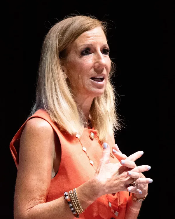 Cathy Engelbert (Brian Kolin / NBAE via Getty Images file)