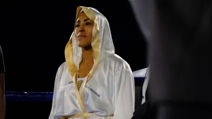 Cecilia Braekhus before her fight with Ema Kozin