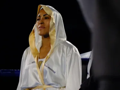 Cecilia Braekhus before her fight with Ema Kozin