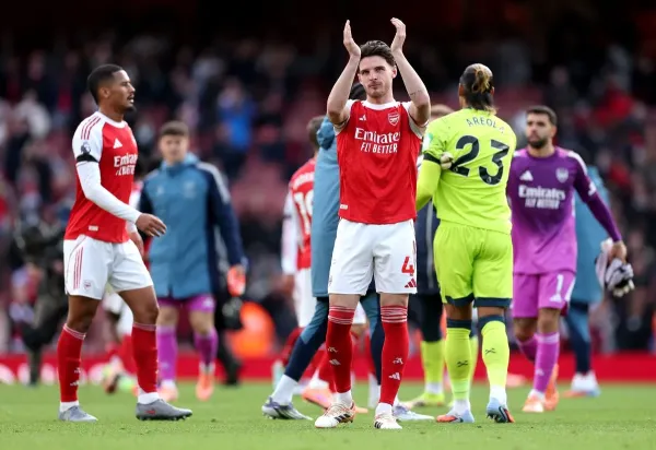 Declan Rice played a key role in Arsenal’s win over his former club (Getty Images)