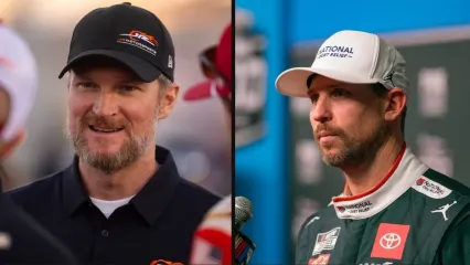 Denny Hamlin dan Bubba Wallace Terlibat Insiden di Kansas Speedway