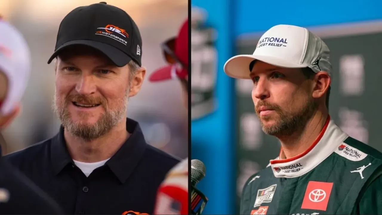 Denny Hamlin dan Bubba Wallace Terlibat Insiden di Kansas Speedway